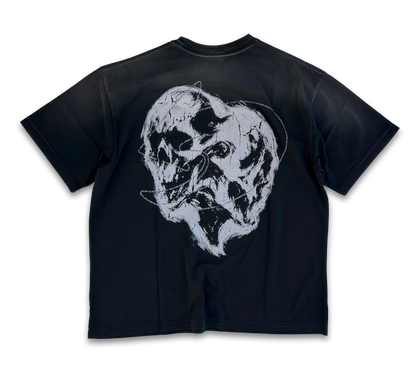 UUNDO Obscura tee back dark gray t-shirt with white graphic design